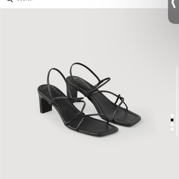 Sandro leather STRAPPY SANDALS - Picture 3 of 4